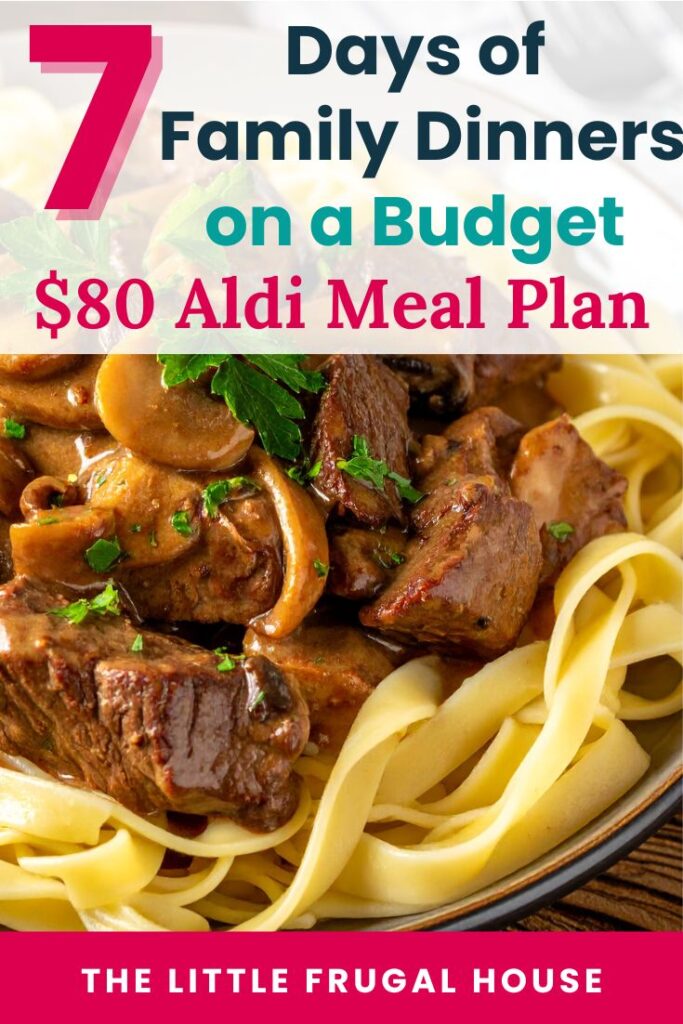 Feed a family of 4 for just $80 with this Aldi weekly meal plan! Includes a free printable grocery list, family-friendly dinners, and budget-smart tips.