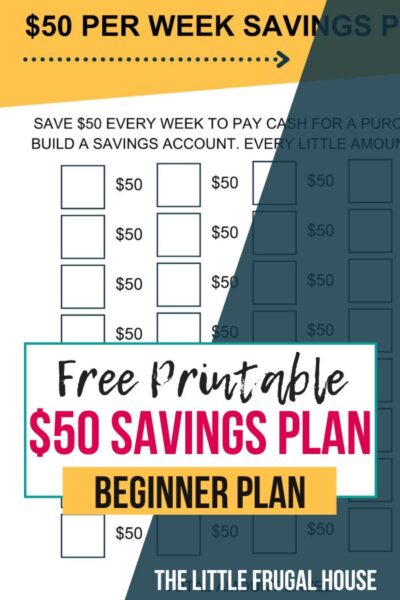Wish you had money to go on vacations, date nights, or pay cash for things you want? You'll love this $50 week savings plan!