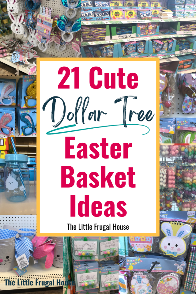 Getting ready to make some Easter baskets for your kiddos? Check out these cute, budget friendly Dollar Tree Easter basket ideas!