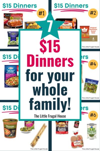 Feed your whole family for under $15 with this Kroger meal plan full of $15 dinner ideas that are quick, easy, and satisfying!