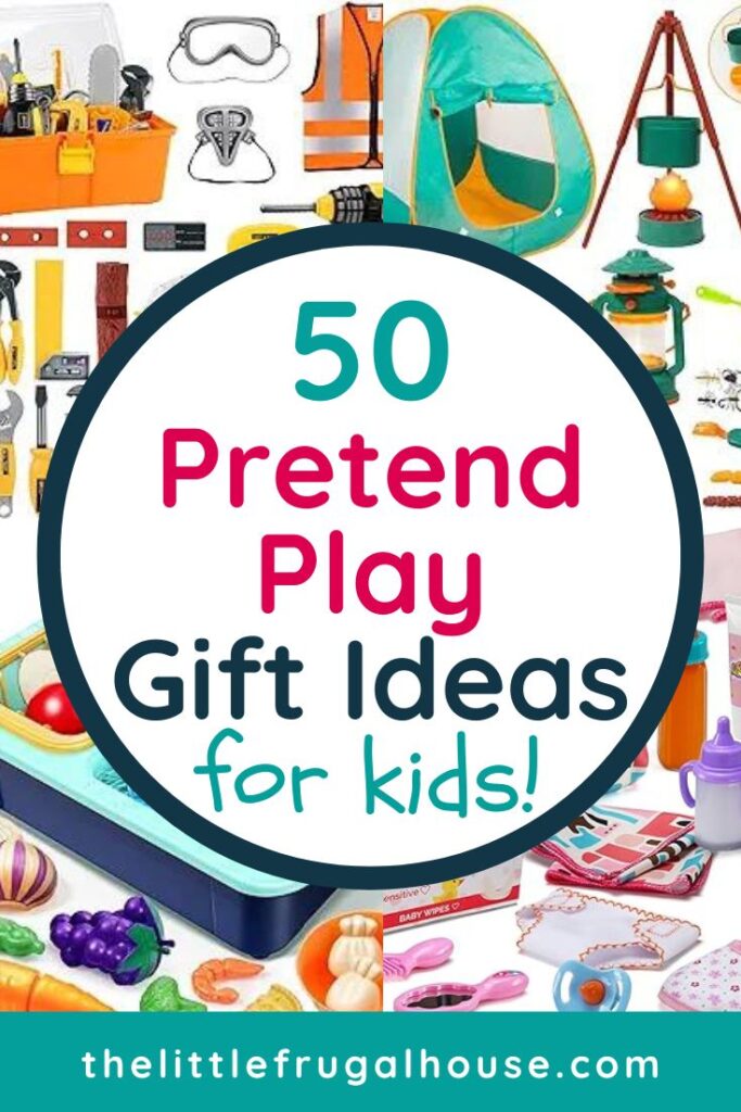Need a birthday or Christmas gift for kids? You'll find the perfect gift in this guide full of 50 pretend play gift ideas for boys and girls!