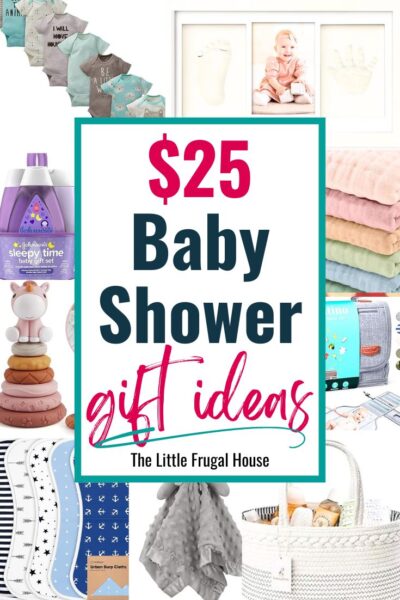 Need some budget friendly baby shower gift ideas? Today, I'm sharing 10 $25 baby shower gift ideas you can grab for an upcoming baby shower!