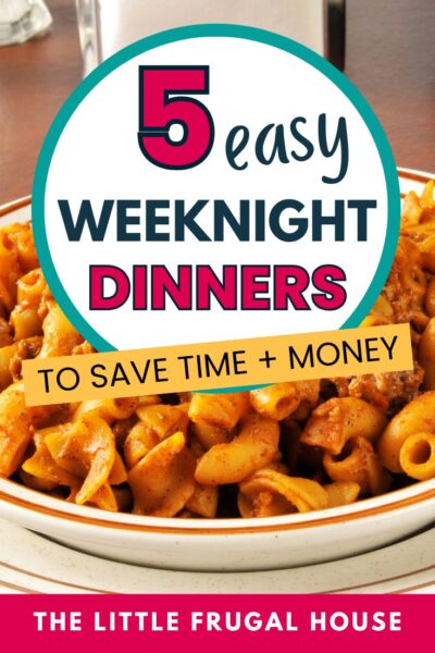Need easy weeknight dinners that save time and money? These 5 budget-friendly dinner ideas are simple, family-friendly, and perfect for busy nights when you don’t know what to cook. Get quick meals like chili mac, sheet pan sausage and veggies, breakfast-for-dinner, tuna melts, and black bean tacos — plus simple tips to make dinner easier without spending a lot.