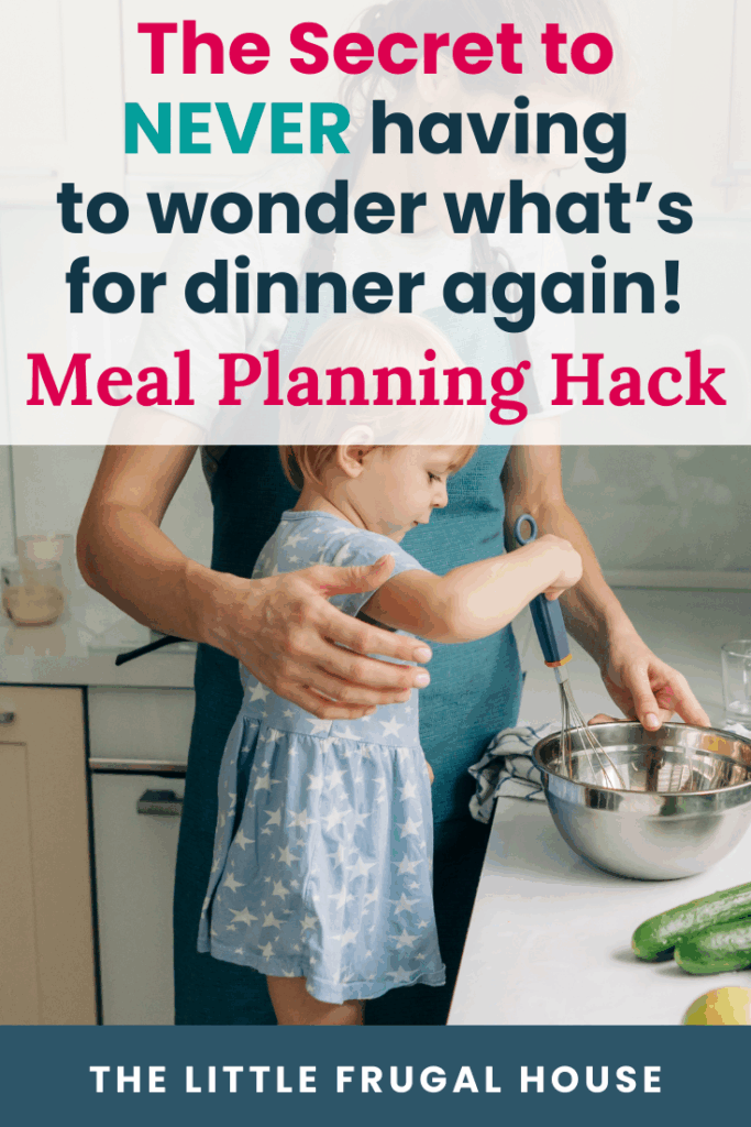 Dinner stress ends here! Learn the secret to never wondering what’s for dinner again with this easy, budget-friendly meal planning system.