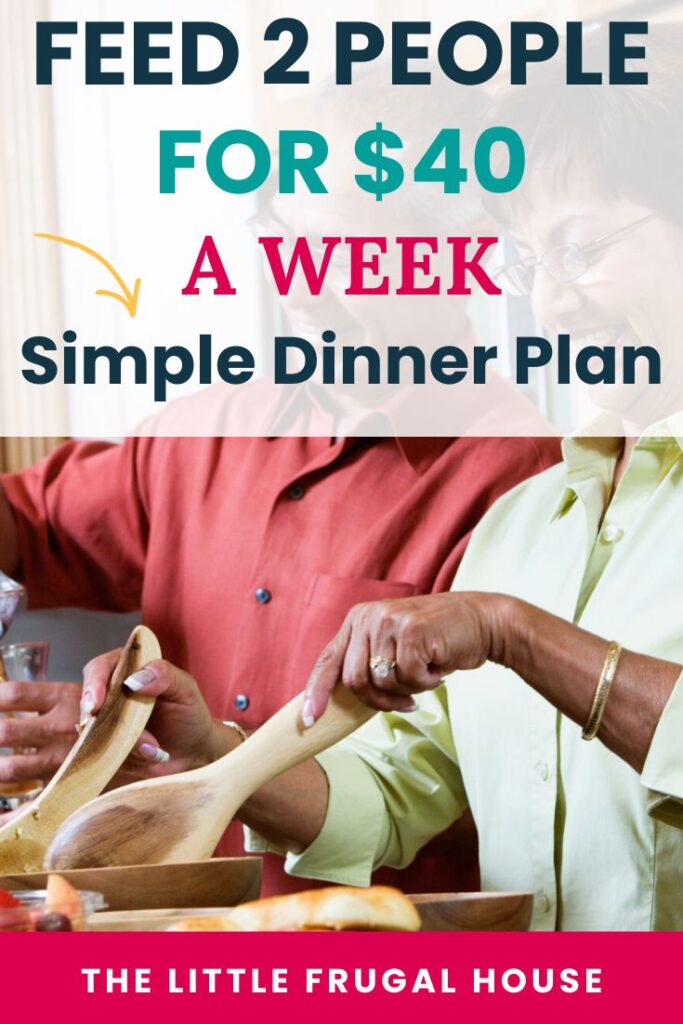 Trying to cut grocery costs? This $40 meal plan for two people uses budget-friendly ingredients and easy dinners to make weeknight cooking simple.