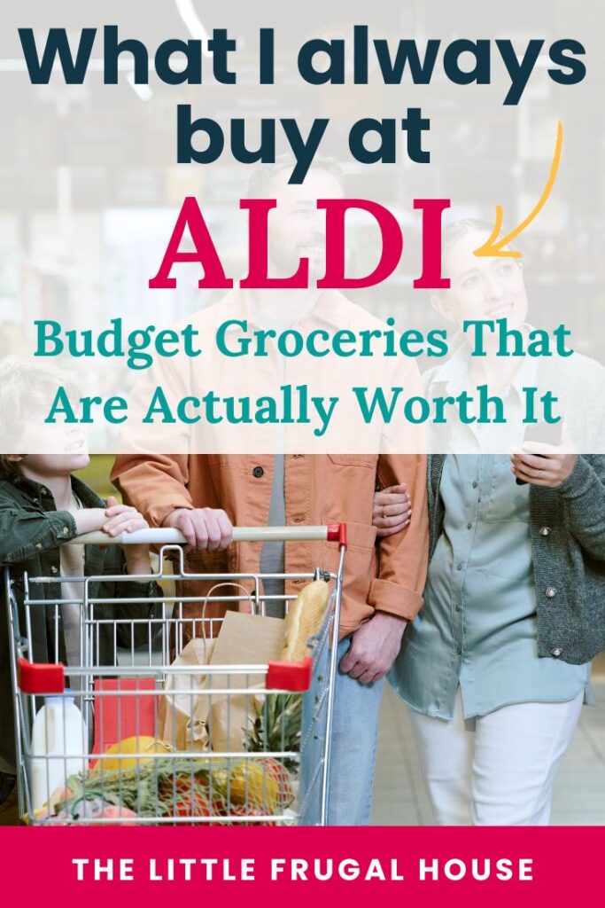 These are my favorite things to buy at Aldi every week — affordable groceries, freezer staples, and pantry items that help stretch your food budget. Perfect if you’re trying to save money on groceries or shop smarter at Aldi.