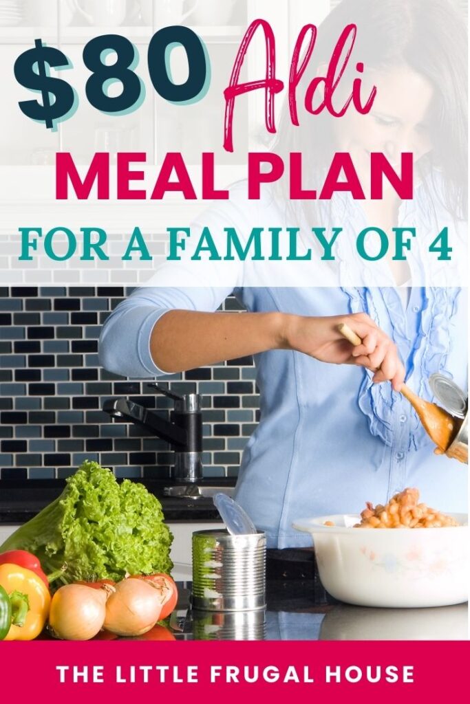 Feed a family of 4 for just $80 with this Aldi weekly meal plan! Includes a free printable grocery list, family-friendly dinners, and budget-smart tips.