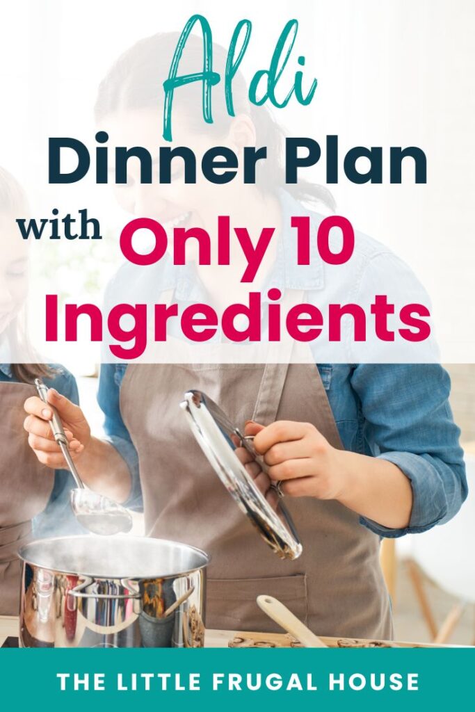 This Aldi dinner plan uses only 10 simple ingredients to make easy, budget-friendly dinners. Includes a short shopping list, quick meals, and real food ideas perfect for busy nights.