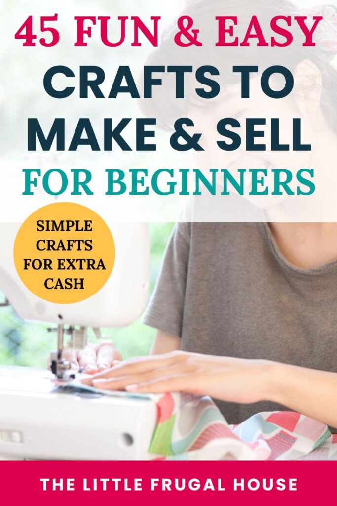 Looking for crafts to make and sell for beginners? This list includes 45 easy DIY crafts you can make at home using simple supplies. Discover handmade jewelry, mason jar crafts, tote bags, bath bombs, and other popular crafts that sell well at craft fairs, flea markets, and online marketplaces. Perfect ideas for starting a small craft business or making extra money from home.