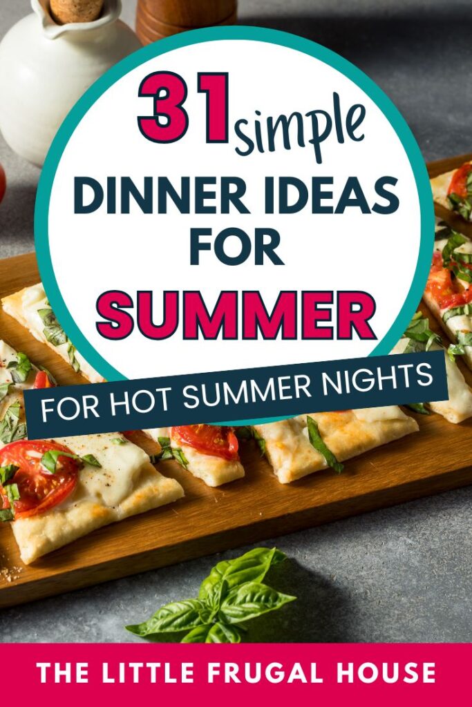 Need easy summer dinner ideas for hot summer nights? These simple summer dinners are quick, family-friendly, and perfect for busy warm-weather days when you don’t want to spend much time cooking. Find easy meals like chicken wraps, fish tacos, pasta salads, rice bowls, sheet pan dinners, slow cooker recipes, and fresh summer salads your family will love!