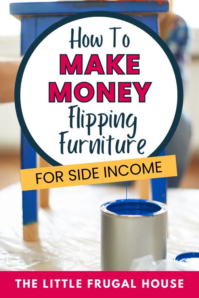 Want to make extra money flipping furniture? Learn how to find old furniture and household items at garage sales, thrift stores, and Facebook Marketplace, then clean, update, price, and resell them for profit. Great beginner-friendly side hustle idea for making extra cash locally.