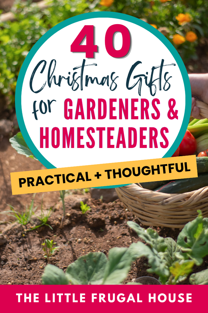Looking for the best Christmas gifts for homesteaders? 🎄 These 40 practical and thoughtful gift ideas are perfect for anyone who loves gardening, raising chickens, caring for farm animals, canning, and living a simple life! From affordable stocking stuffers and homemade gifts to must-have homesteading tools, find Christmas gift ideas for homesteaders they'll actually use and love!